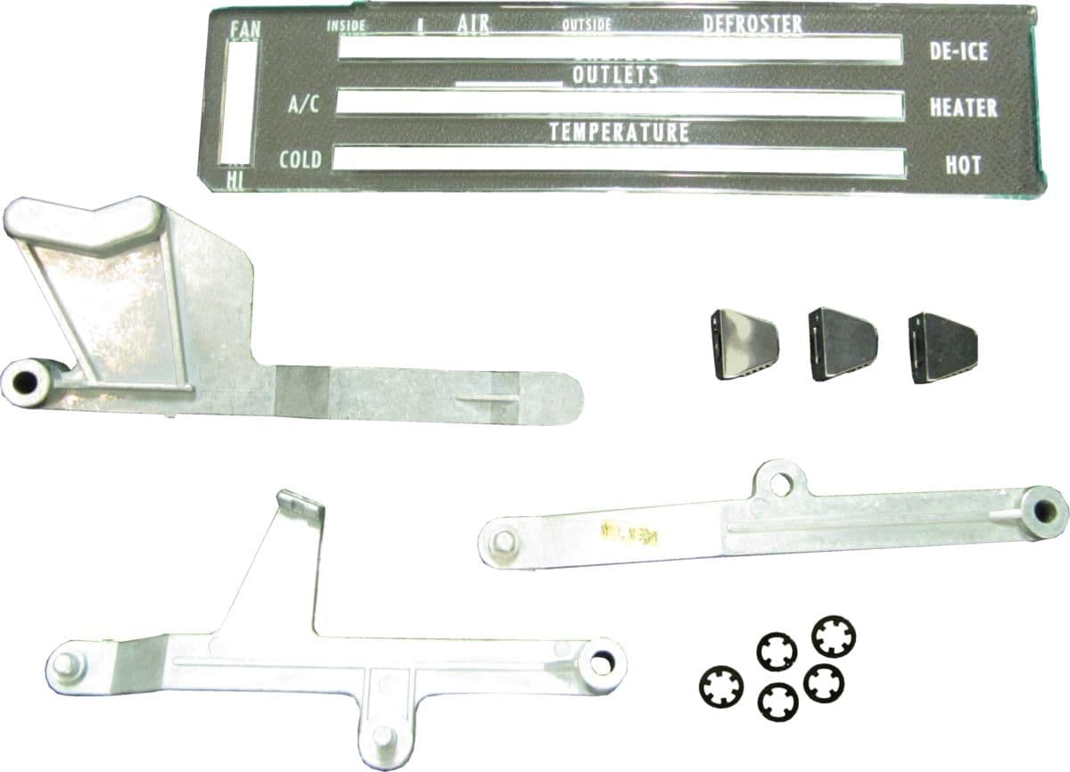 HEATER LEVER KIT w/AC | 67-72