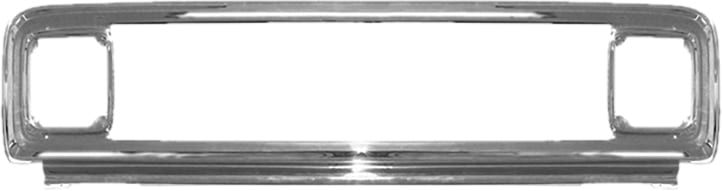 GRILL SHELL, CHROME w/BEZELS | CHEVROLET | 71-72