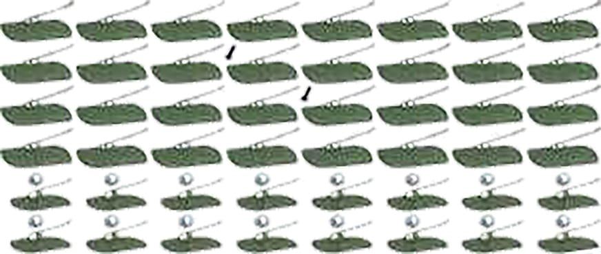 UPPER MOLDING CLIP SET | SHORT | 69-72