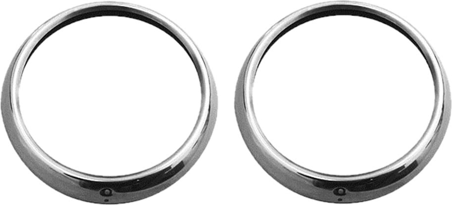 HEADLIGHT BEZEL SET w/CLIPS | CHEV/GMC | 47-55