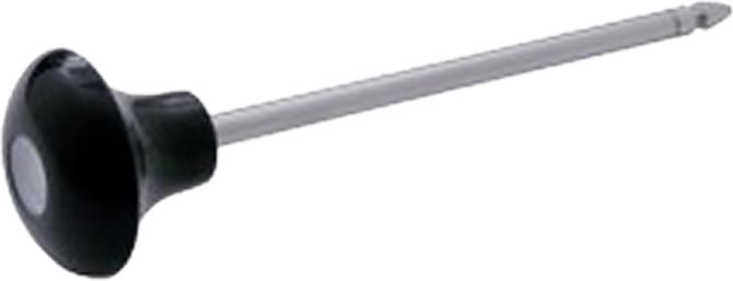 HEADLIGHT KNOB & ROD | BLACK | 54-55