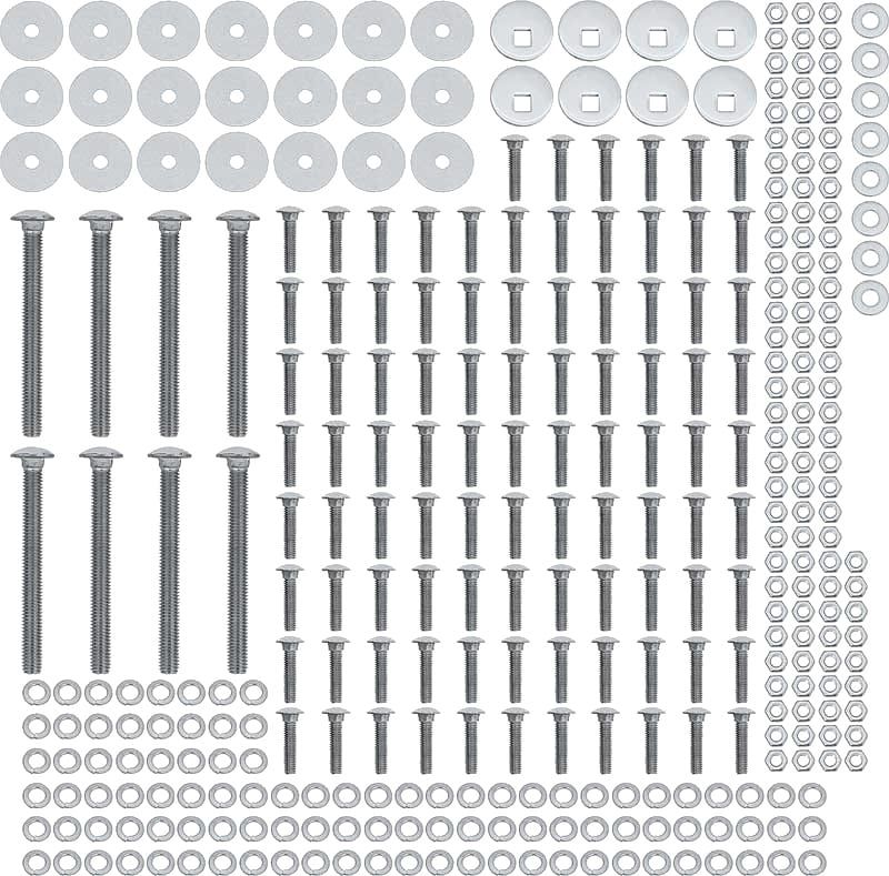 WOOD BED BOLT KIT, SS | SHORT FLEET | 60-66