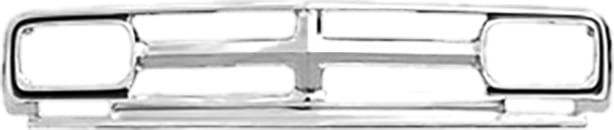 GRILL SHELL, BLACK/CHROME | GMC | 68-70
