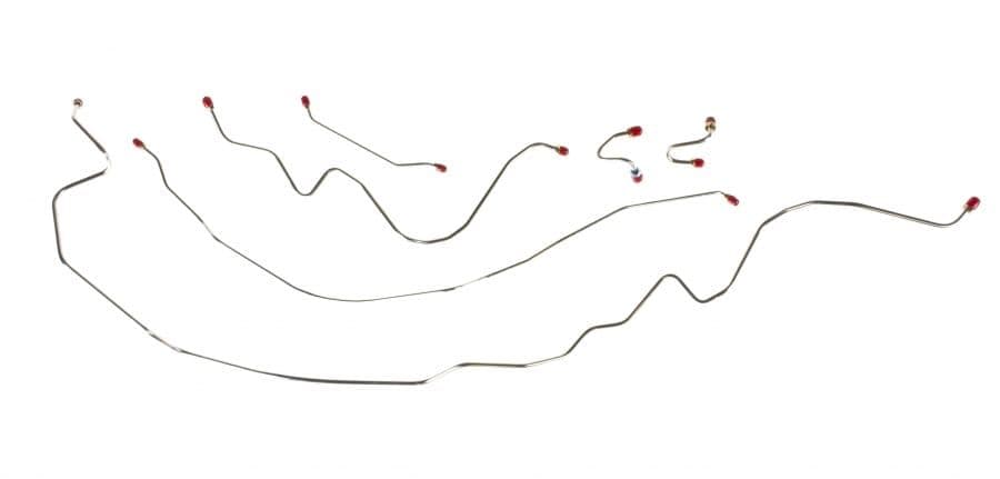 FRONT BRAKE LINE KIT SS M/DRUM I/S FRAME | 2WD | 67-70