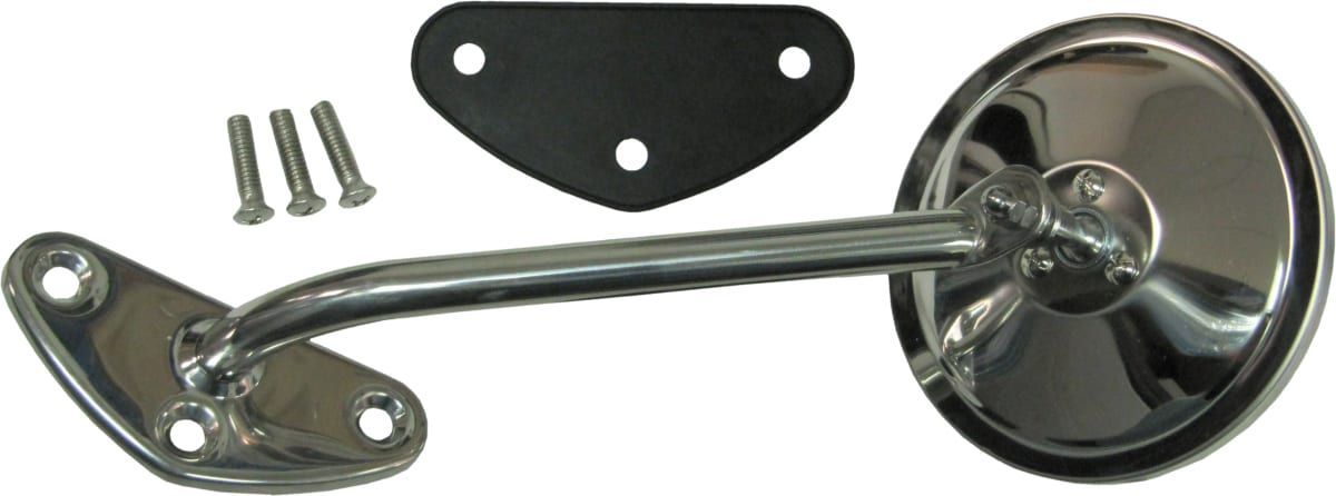 MIRROR KIT, 5" ROUND CHROME | LH | 67-69