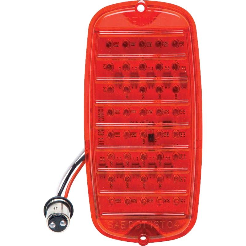 LED TAIL LIGHT LENS RED | FLEET | 60-66