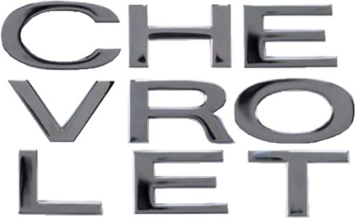 TAILGATE APPLIQUE LETTERS | CHEVY | 67-72