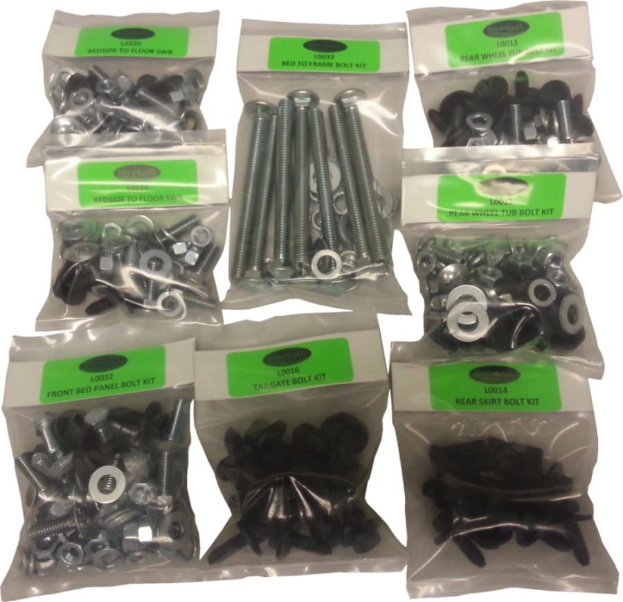 BED BOLT KIT w/METAL FLOOR | SWB FLEET | 67-72