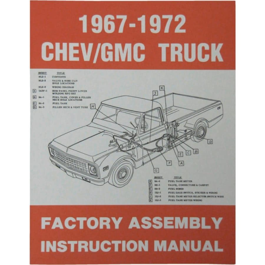 FACTORY ASSEMBLY MANUAL | CHEV | 67-72