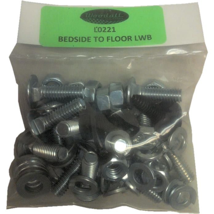 FLEET BEDSIDE TO FLOOR BOLT KIT | LONG | 67-72