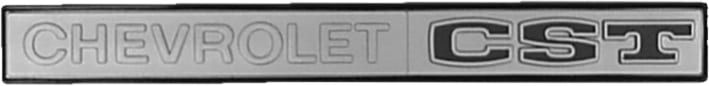 GLOVEBOX EMBLEM, CHEV CST | 69-72 BLAZER | 69-70