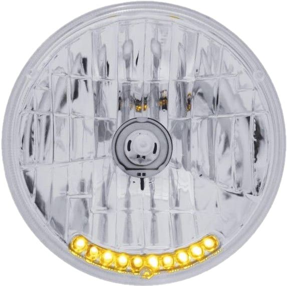 HEADLIGHT w/LED AUXILIARY LIGHT | 7" ROUND | 67-72