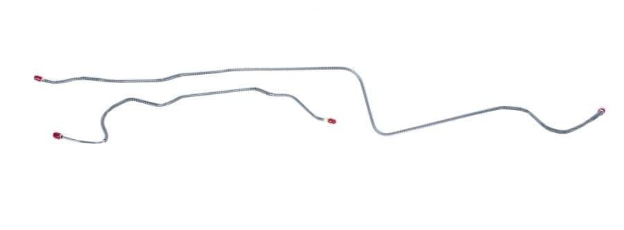 REAR BRAKE LINE SET | COIL w/LEAF | 71-72
