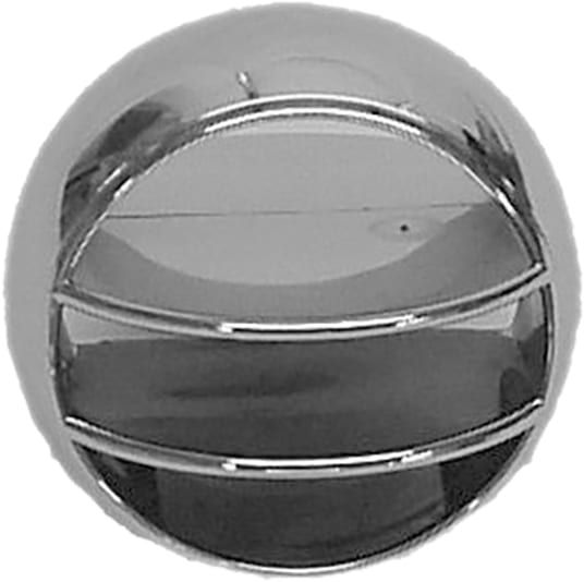 A/C VENT BALL | CHROME W/BLK | 67-72