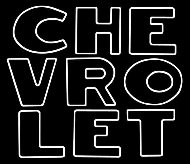 TAILGATE DECAL CHEV STEP | BLACK | 47-53