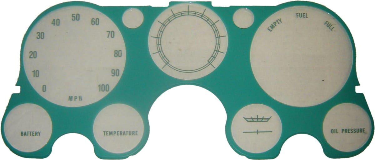 DASH BEZEL LENS w/o TACH | w/GAUGES | 67-72