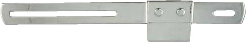 LICENSE PLATE BRACKET, CHROME | FRONT | 47-53