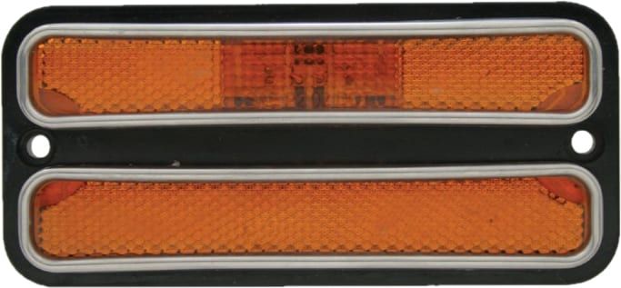 DELUXE MARKER LIGHT w/LED | AMBER | 68-72