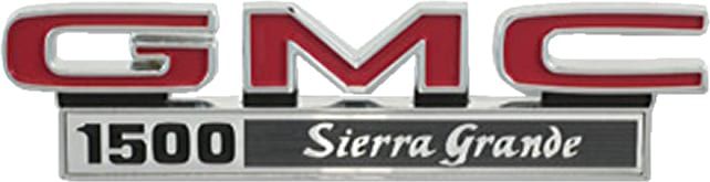FENDER EMBLEM SET, GMC | 1500 SIE GRA | 71-72