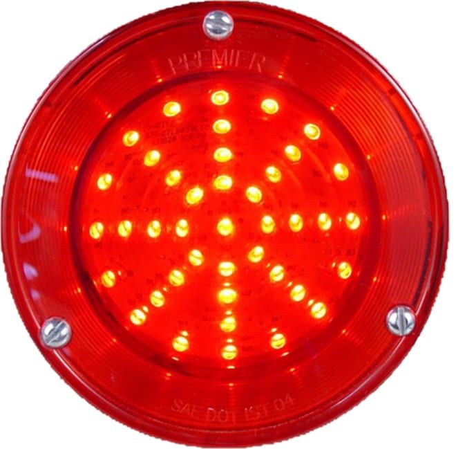 LED TAIL LIGHT LENS RED | FLEET | 58-59