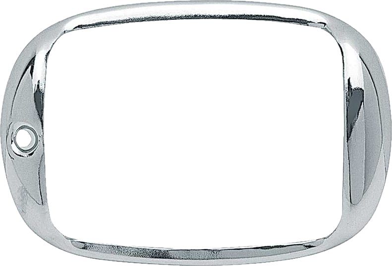 TAIL LIGHT BEZEL, STEP | CHROME | 47-53