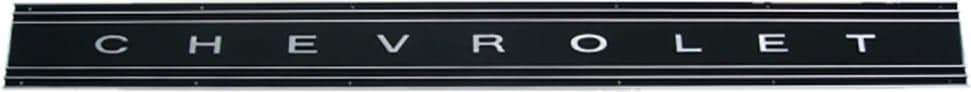 TAILGATE APPLIQUE, CHEVY | BLACK | 69-72