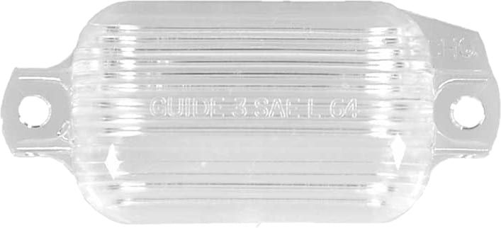 LICENSE PLATE LIGHT LENS | DELUXE | 67-87