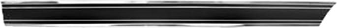 BEDSIDE MOLDING LWR FRT LWB | LH-BLACK | 69-72