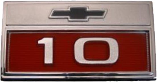 FENDER EMBLEM SET | "10" | 66