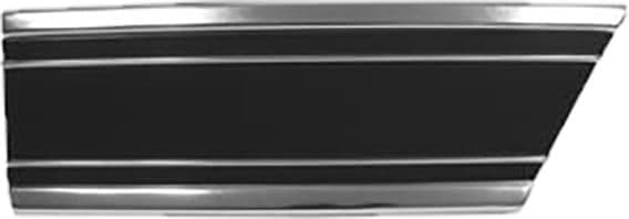 FENDER MOLDING, LWR REAR | RH-BLACK | 69-72