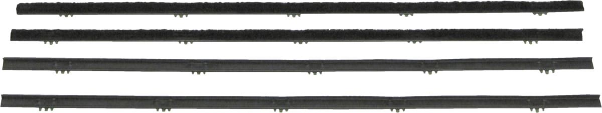 DOOR WINDOWFELT SET, 4PCS | w/CHROME | 67-72