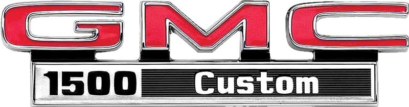 FENDER EMBLEM SET, GMC | 1500 CUSTOM | 71-72