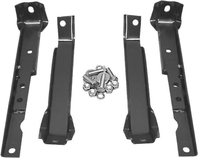 REAR BUMPER BRACKET SET | SHORT w/LEAF | 67-72