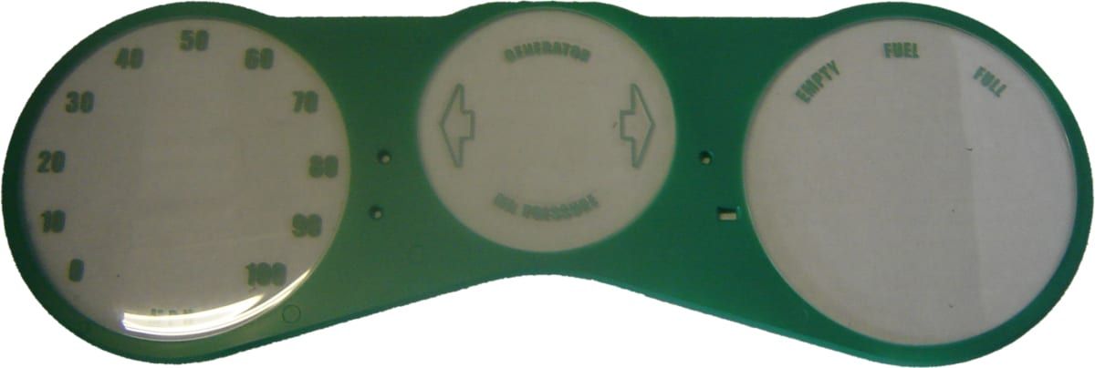 DASH BEZEL LENS | w/o GAUGES | 67-72