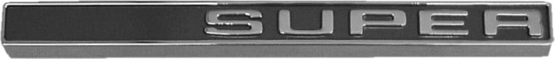 FENDER EMBLEM SET | "SUPER" | 71-72
