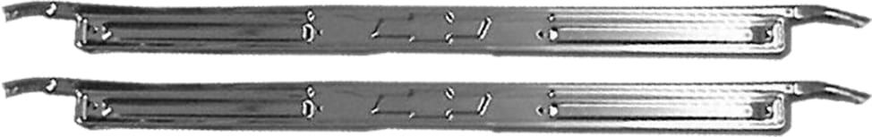 SILL PLATE SET w/BOWTIE | CHROME | 67-72