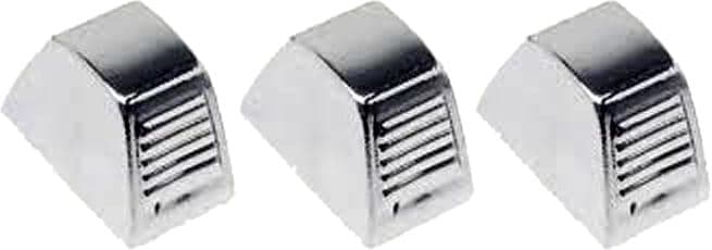 HEATER CONTROL KNOB SET 3PCS | CHROME | 67-72